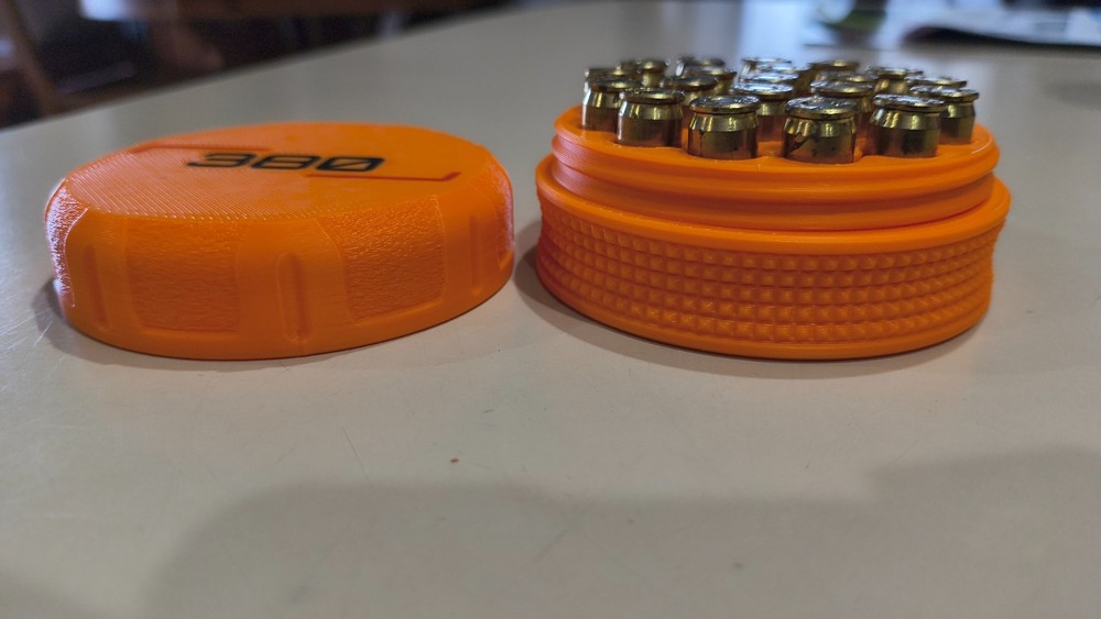 (2) Pack - Fully Color‑Customizable Pocket‑Sized Ammo Storage for .380 ACP