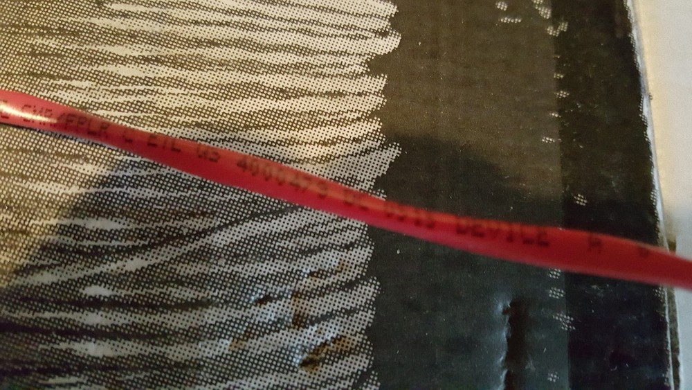 comCables BC-162SLDFPLR 16/2C Solid Bare Riser Fire Alarm/Comm Cable Red /100ft