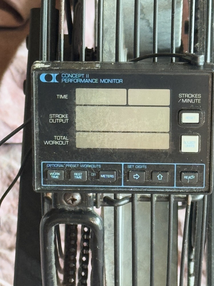 Concept II rower With performance monitor