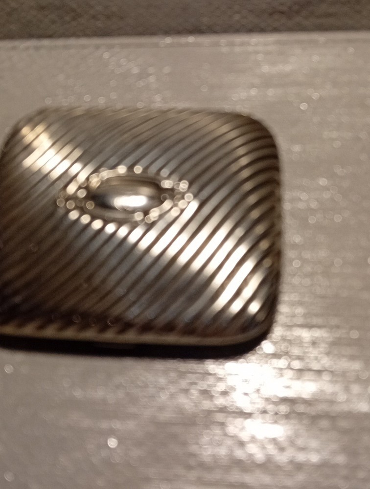 Solid Silver Victorian Cigarette Case 1880-90 Weight 72.91 Grams