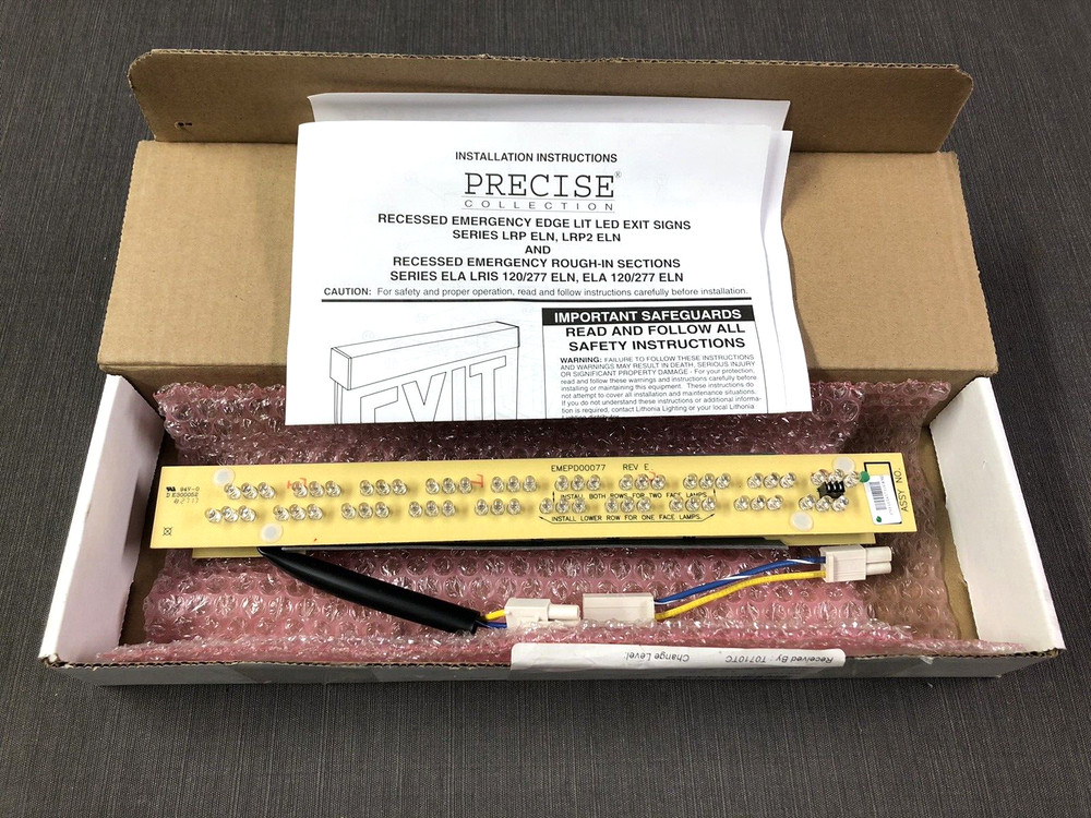 Lithonia ELPL018 LED Replacement Module - Series LRP Edge-Lit Exit Signs