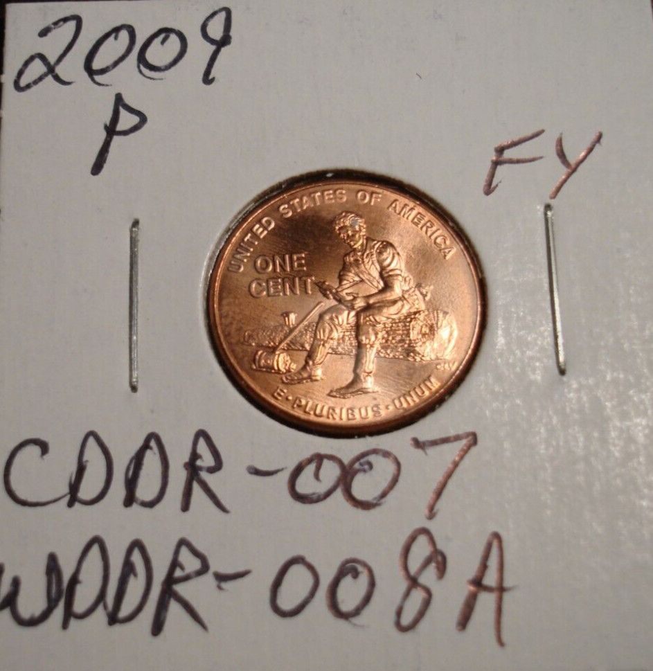 2009 P BU FY DOUBLED DIE REVERSE ERROR WDDR-008