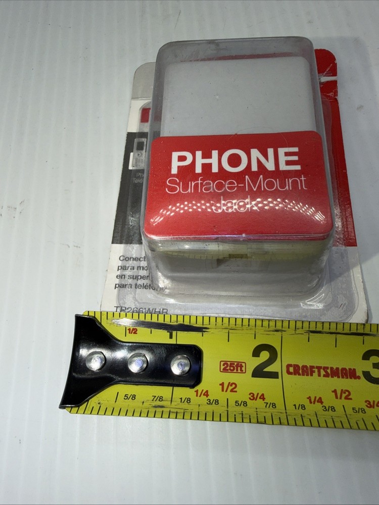 RCA TP266WHR Phone Surface-Mount Jack Connector {12}