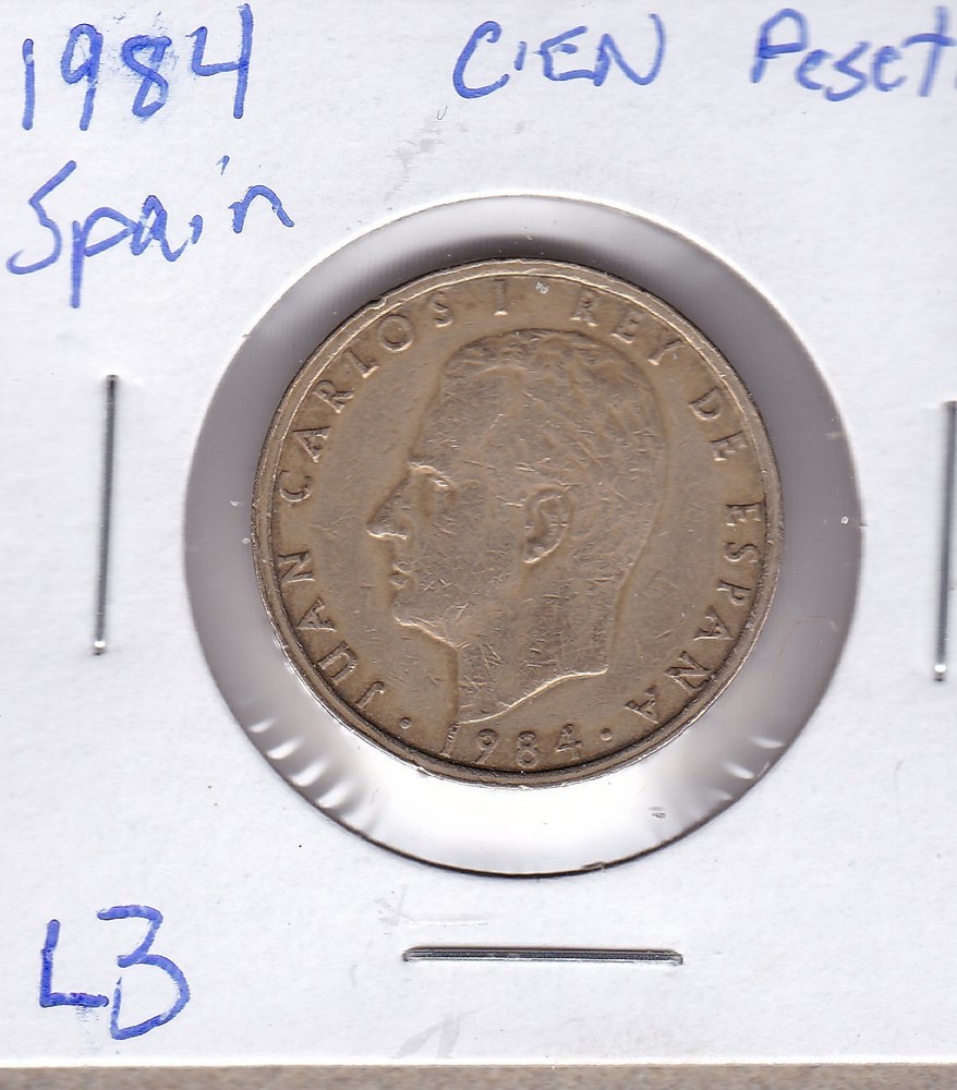 1984 Spain 100 Pesetas L3