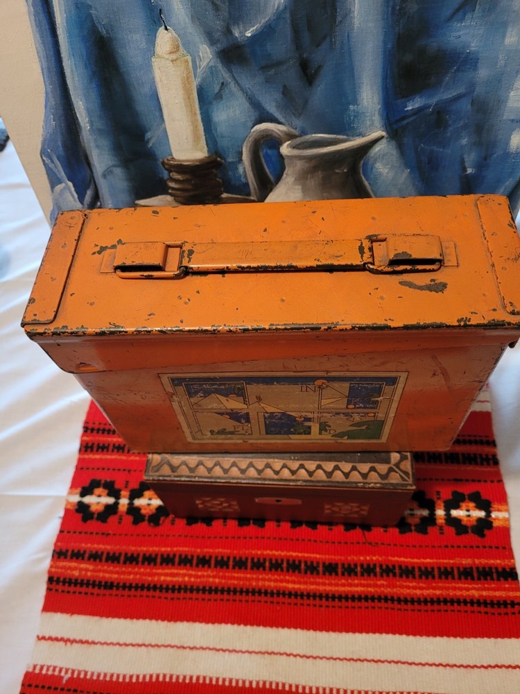 Vintage Military Ammo Box Empty Case