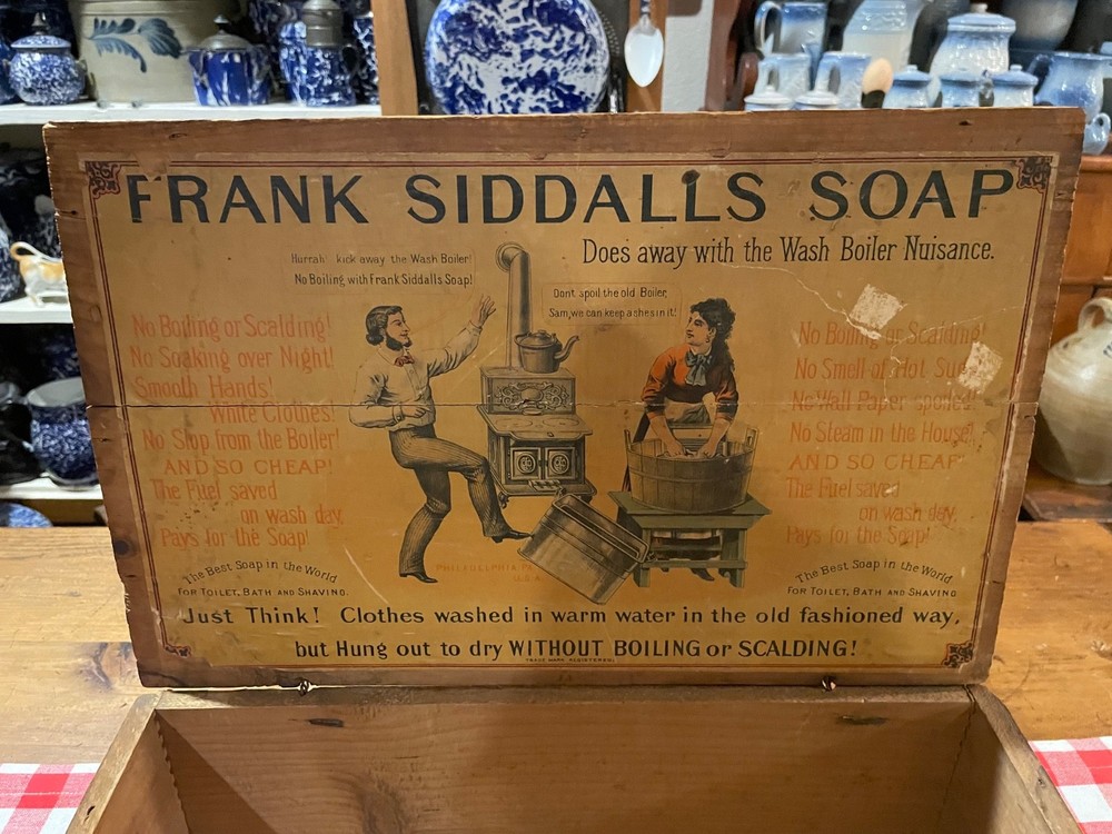 Antique FRANK SIDDALLS SOAP Box