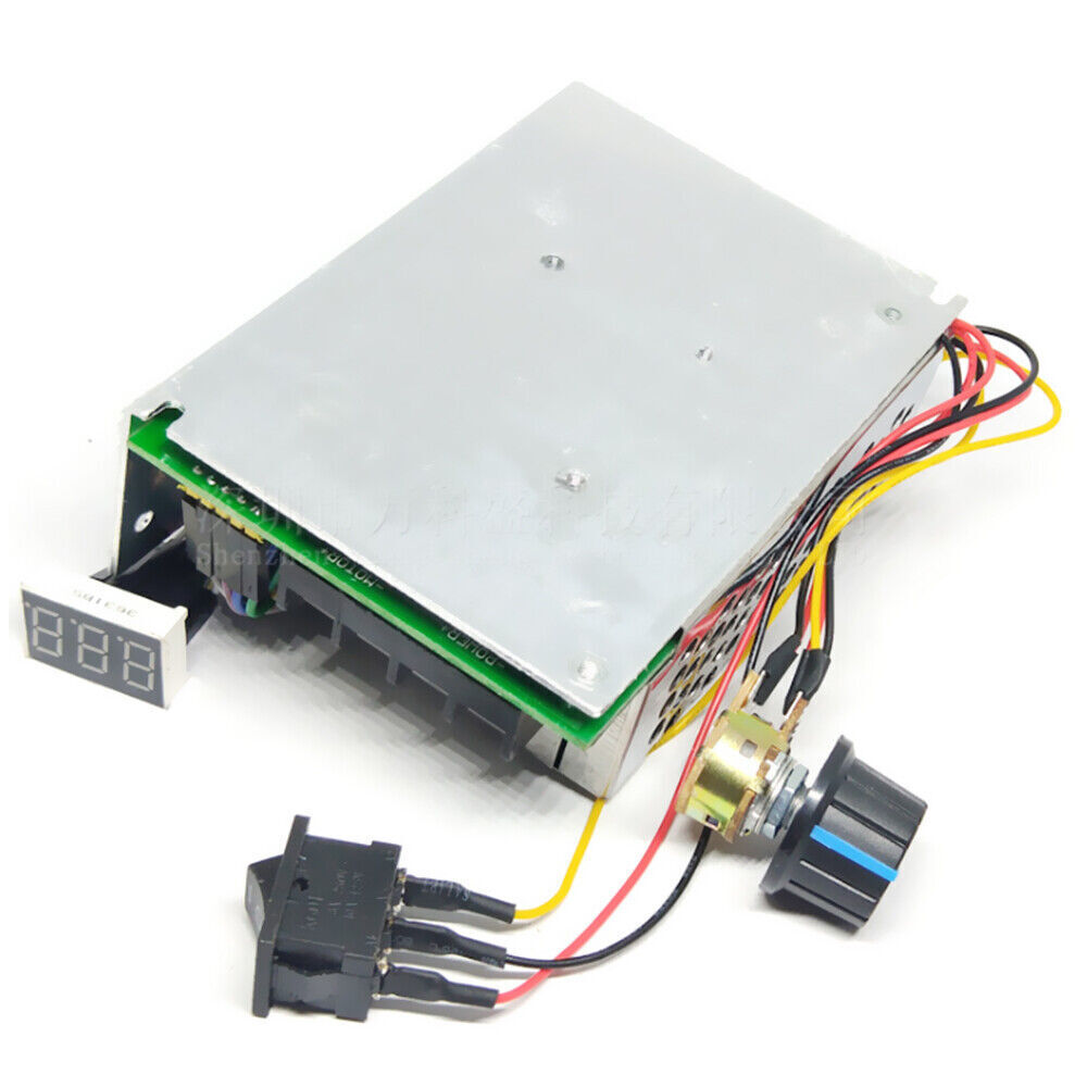 Digital Display 0~100% adjustable DC 10-50V 40A DC Motor Speed Controller PWM