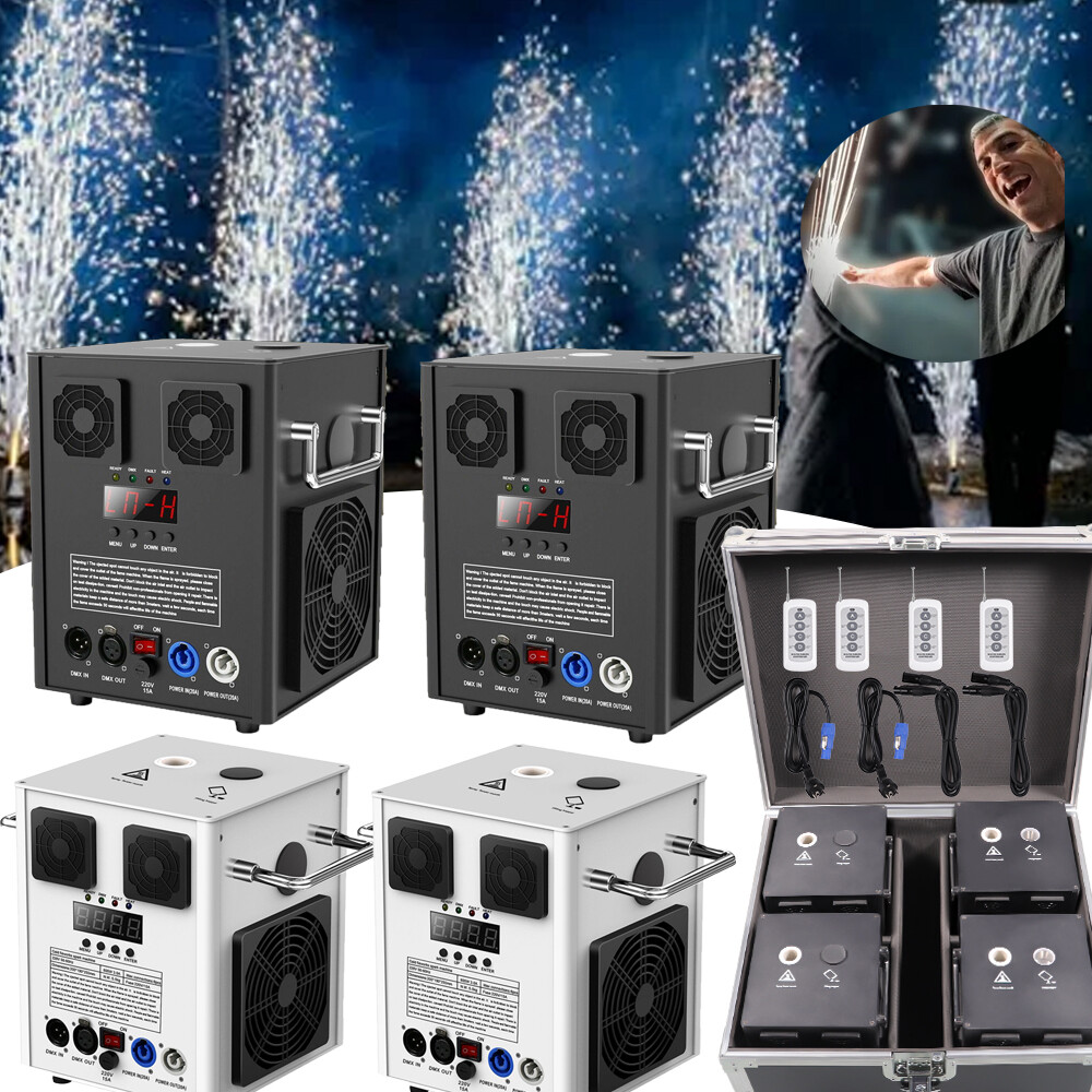 Large 700W Cold Spark Machine Firework Stage Effect DJ Event Party Wedding+Case