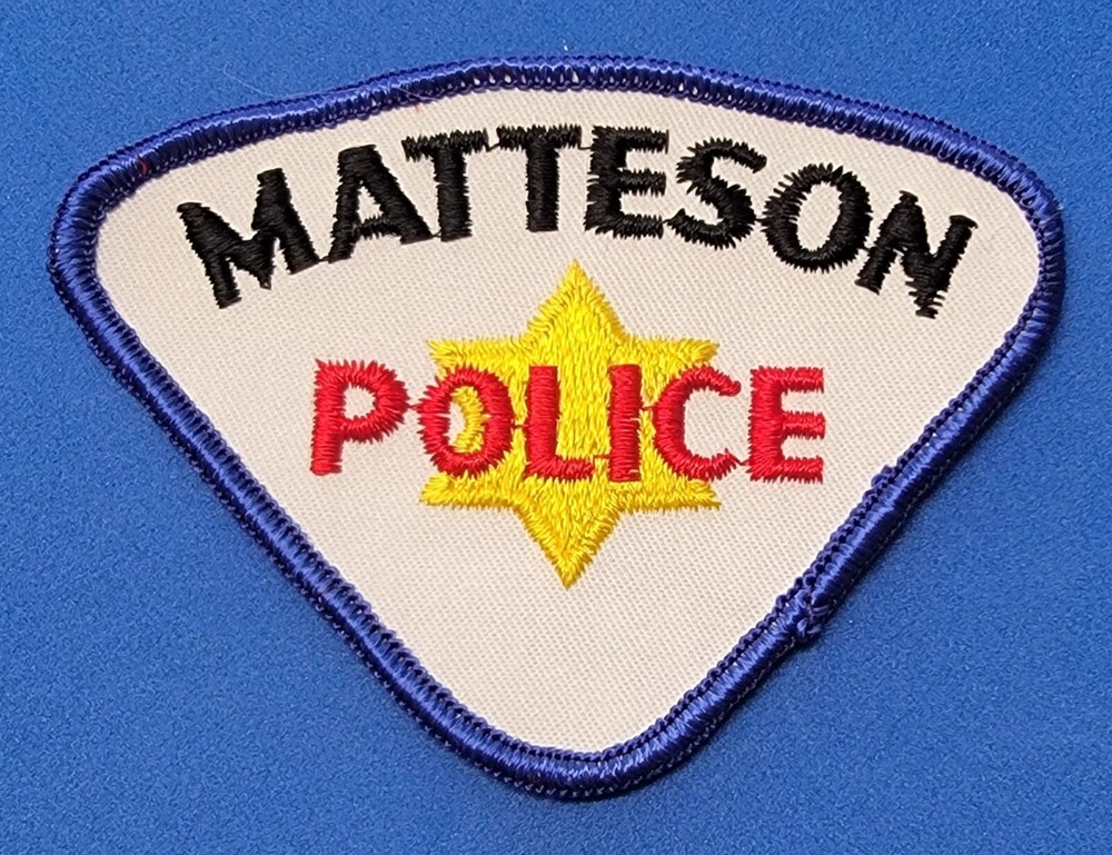 ILLINOIS IL MATTESON POLICE NICE PATCH SHERIFF