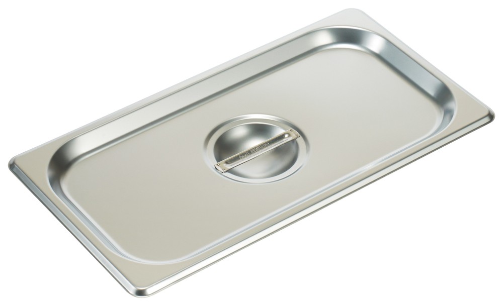 S/S Steam Pan Cover, 1/3 Size, Solid (12 Each)