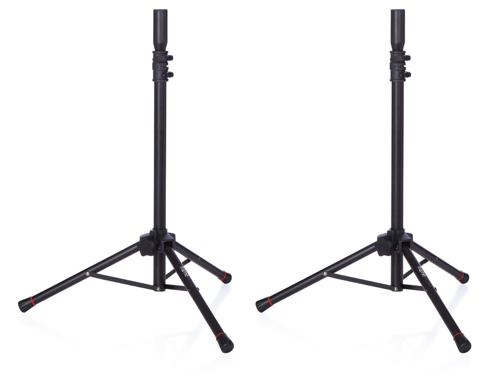 Gator Frameworks Lightweight and Compact Mini Tripod Speaker Stand Set with Bag