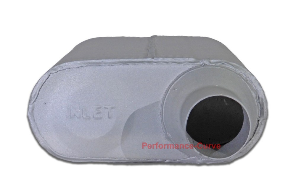 2.25" Offset / Offset - Performance Exhaust 2 Chamber Muffler Xlerator VX VX2443