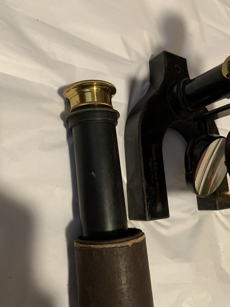 early 1900s bausch and lomb optical microscope