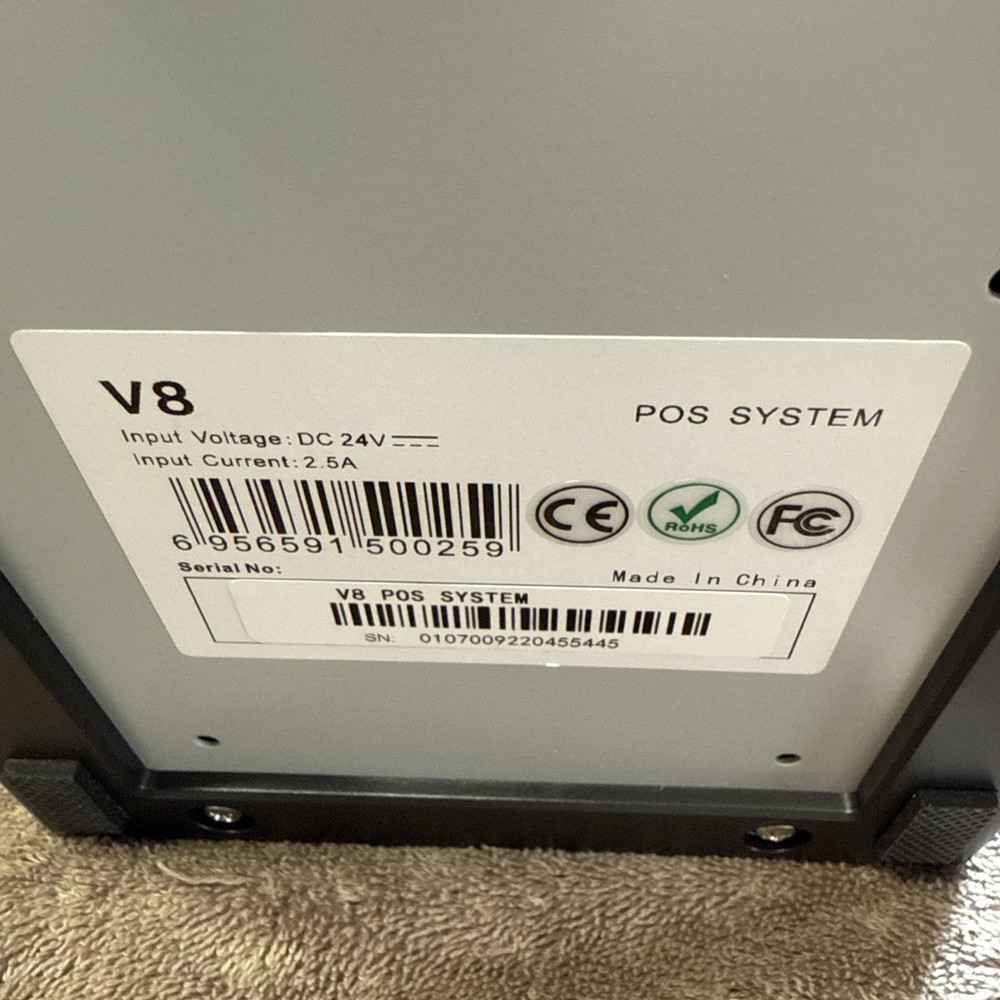 Citaq Android POS System V-8 touch-screen 80mm thermal prints