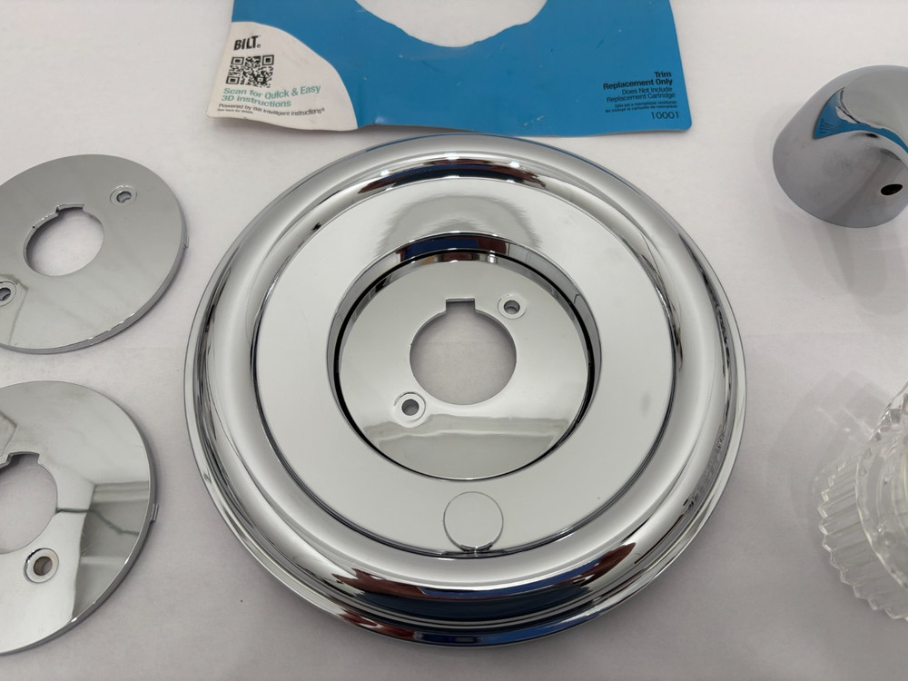NEW Danco Tub/Shower Trim Kit for Moen CHROME - 10001 - COSMETIC ISSUES! (step)