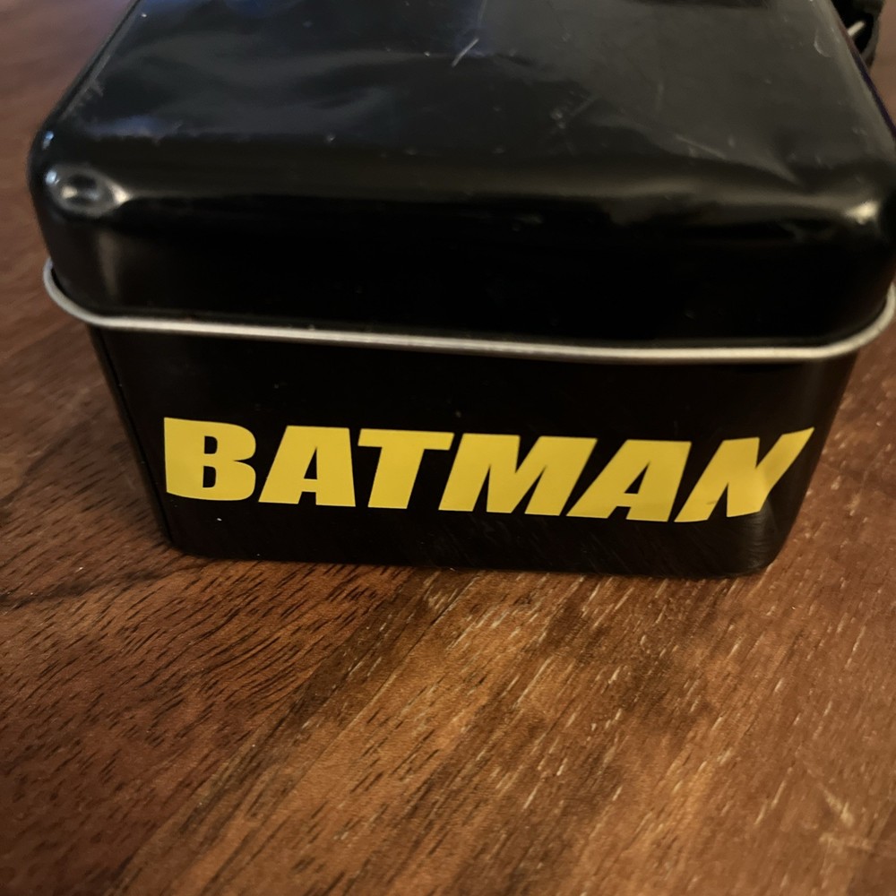 BATMAN Tin Metal Storage Box DC Comics