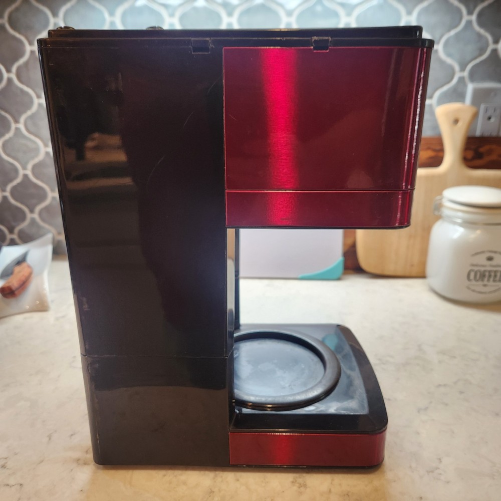 Mr Coffee 12 Cup Programmable Coffee Maker Red Metallic BVMC-TJX36