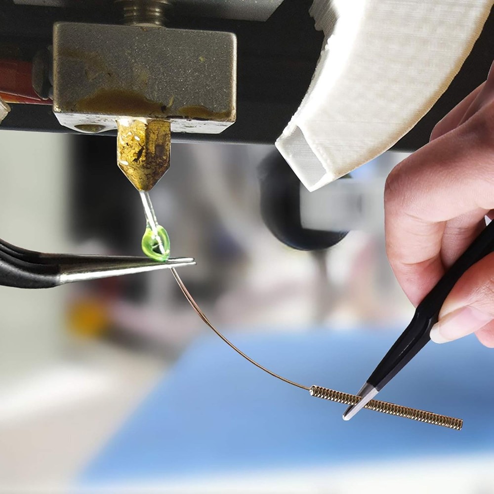 33-Piece 3D Printer Nozzle Cleaner: Needles, Tweezers & Cloth Essentials