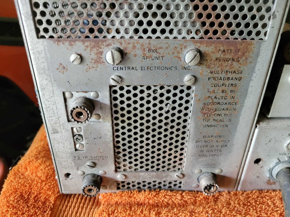 Central Electronics 600L Broadband Linear RF Amplifier Rare! READ EVERYTHING
