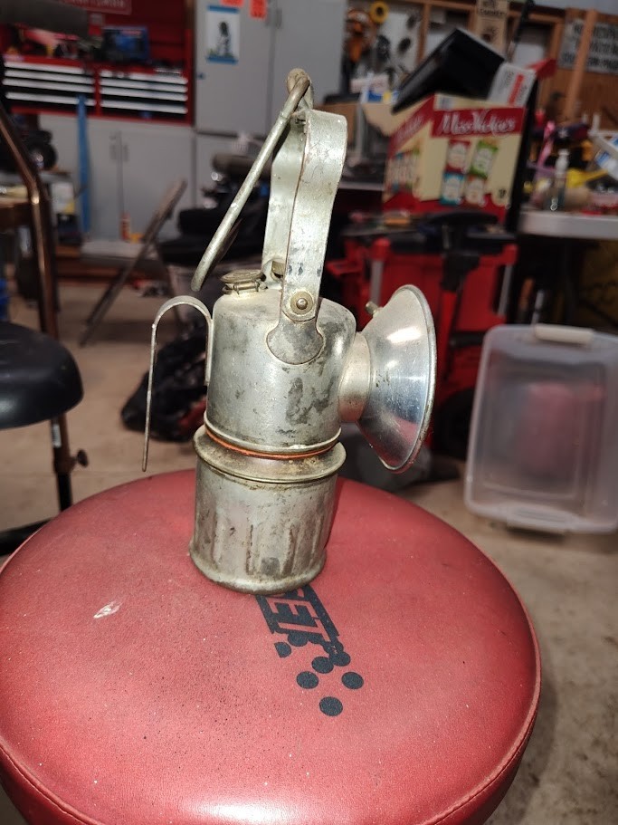Antique Miners Carbide Lantern Unknown Maker