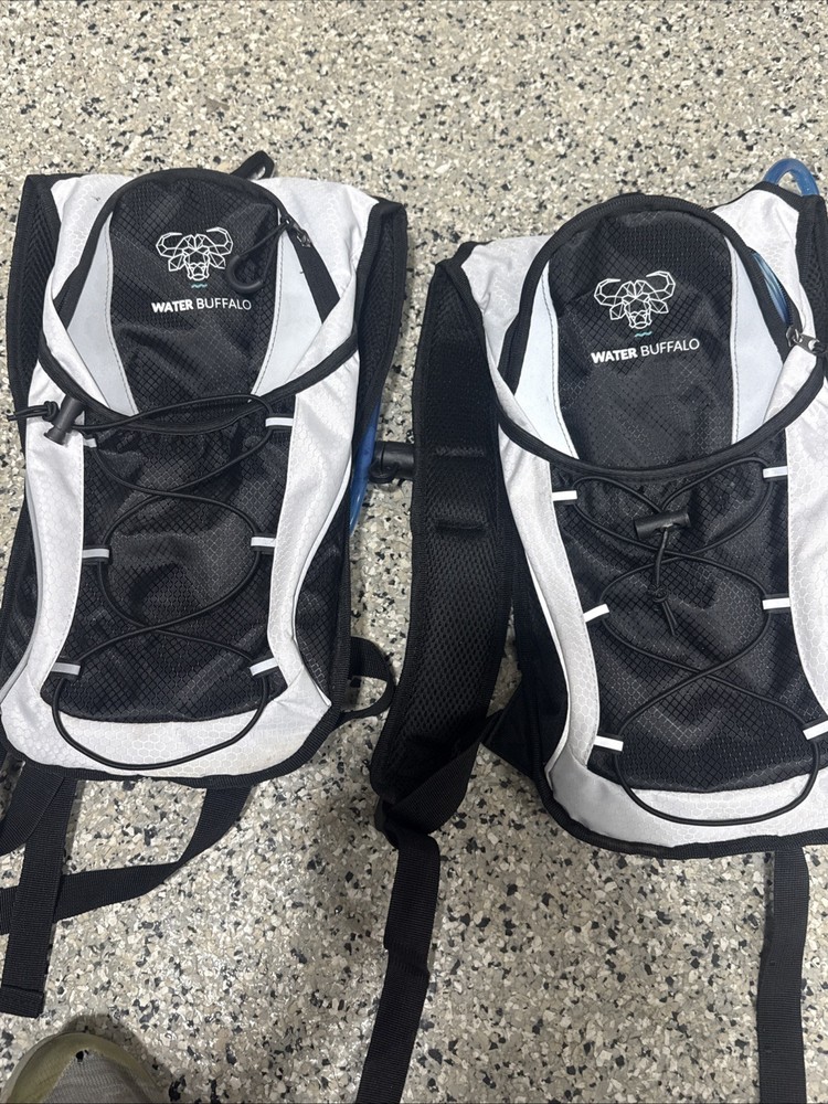Water Buffalo 2 PACK Bundle - Road Runner Hydration Backpack w/2L Bladder EUC