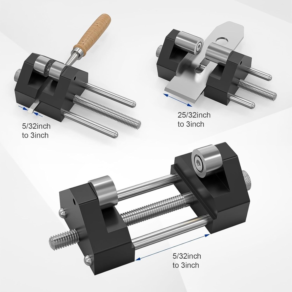Precise Chisel Sharpening Jig Kit, Honing Guide System for Chisels and Planes