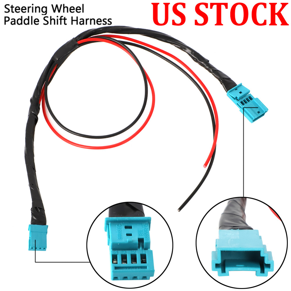 US Retrofit Steering Wheel Paddle Shift Harness Kit For BMW E92 E90 335i 335xi