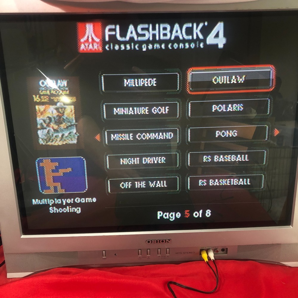 Atari Flashback 4 game console 75 games 2 controllers - VIDEO OF IT WORKING!