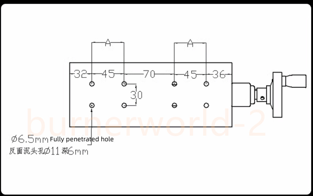 T-shaped Screw Self-locking Digital Display XY Axis Linear Sliding Table Module