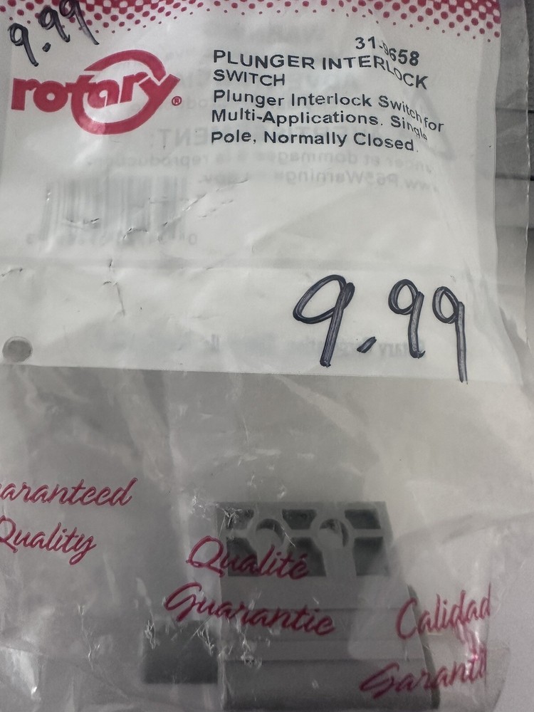 Rotary 9658 Interlock Switch for Multi-Applications