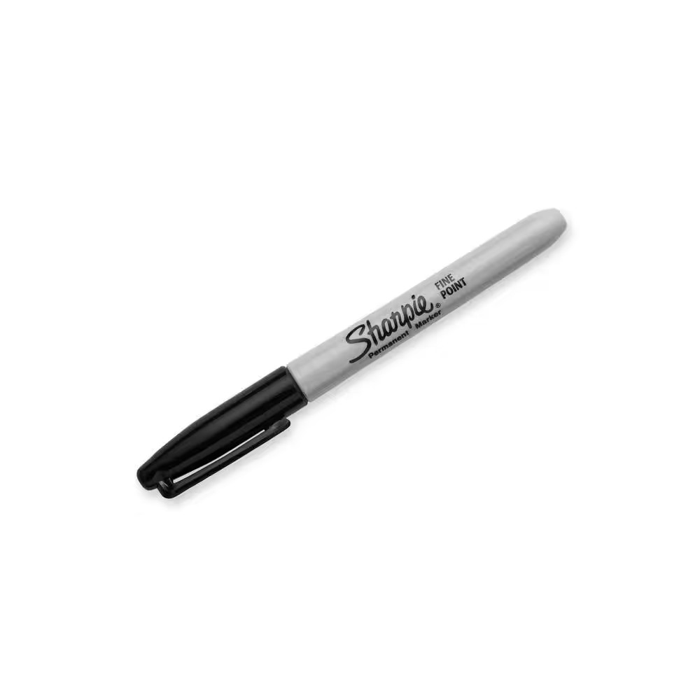 Fine Point Black Permanent Marker (12 per Pack)