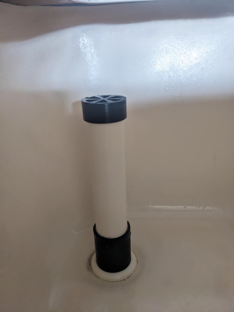 Qty 1 Livewell Drain Tube | 6.5 Inch Length | 1 Inch drain ID