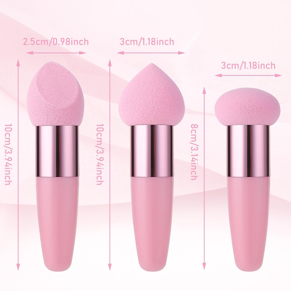 Makeup Sponge Set 6 Pcs for Foundation, Concealer, and Eyeshadow Application
