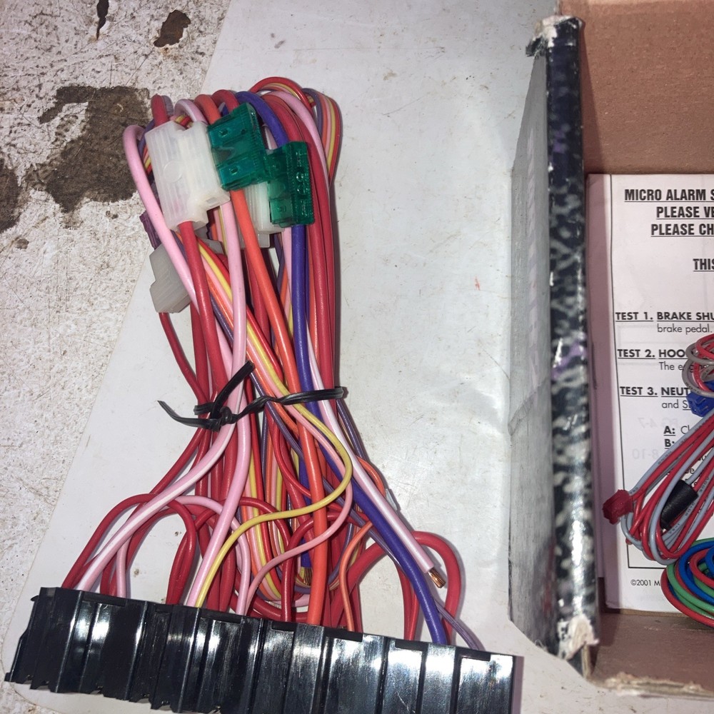 MICRO STARTNR2 Vehicle Starter System. Box 109