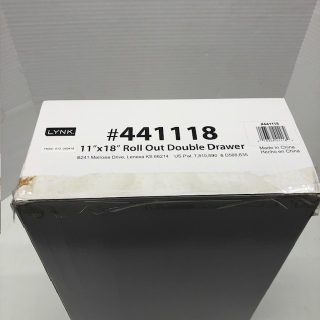 Pull Out Cabinet Organizer 11"x18" Slide Out Drawer For Kitchen Cabinets 2-Tier