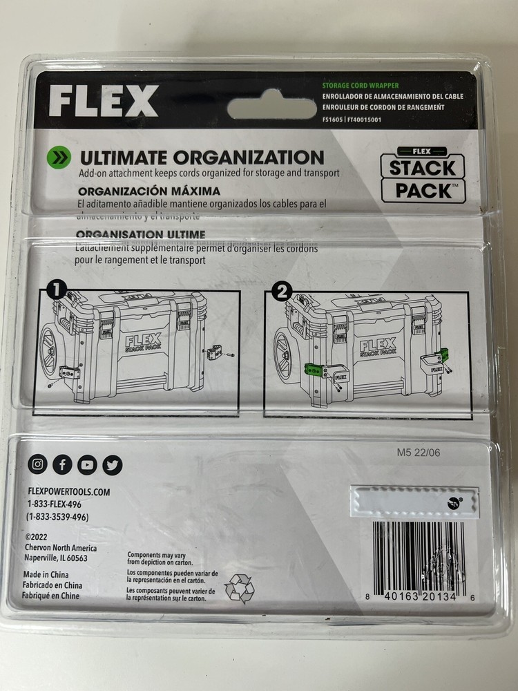 FLEX STACK PACK Polypropylene Extension Cord Wrapper