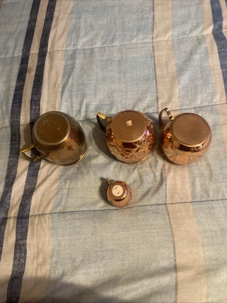 4. FOOD NETWORK KOHLS HAMMERED COPPER MUG