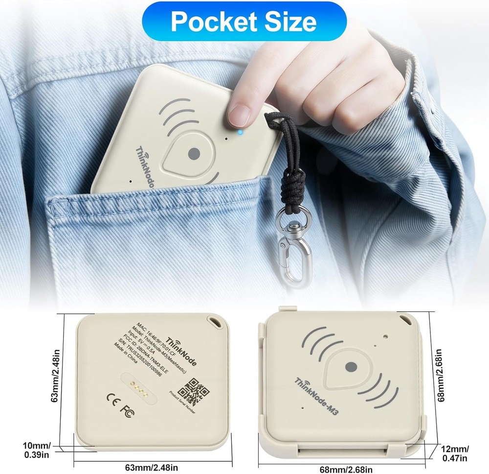 ThinkNode-M3 GPS Pet Tracker LoRa Meshtastic Off-Grid Location Finder for Dogs