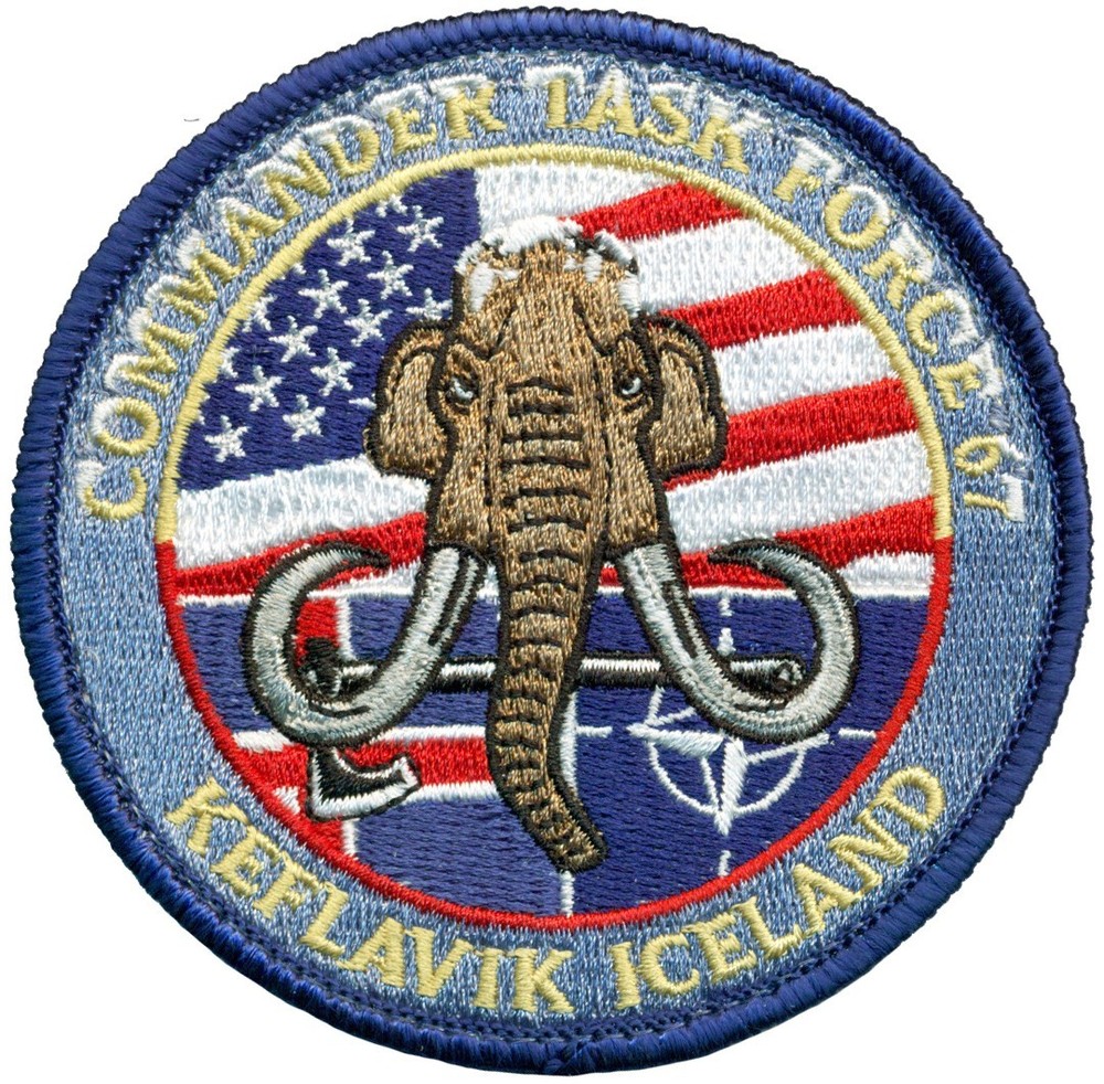 USN COMMANDER TASK FORCE KEFLAVIK ICELAND PATCH