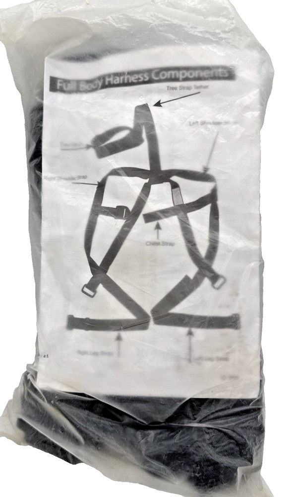 Primal Vantage Full Body Safety Harness Fall Protection w/ Tree Strap New