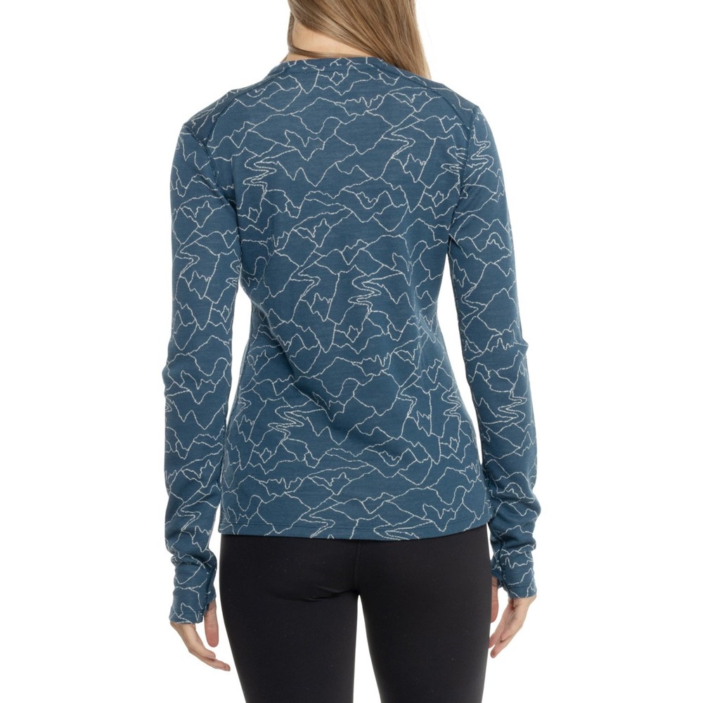$110 Terramar Woolskins Women’s Merino Base Layer Top - Wave Range- Large -New