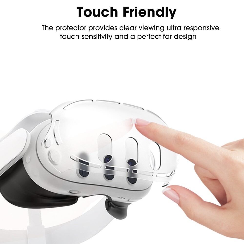 Silicone Transparent Protective Case For Meta Quest 3