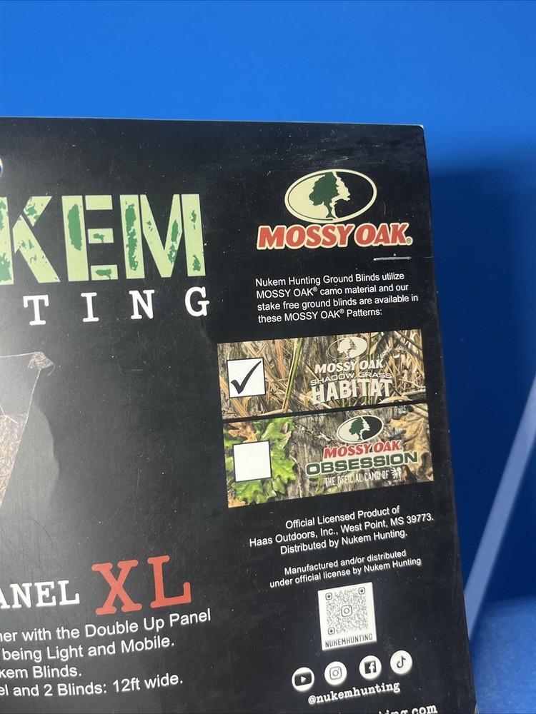 Nukem Double Up Panel Mossy Oak Habitat XL