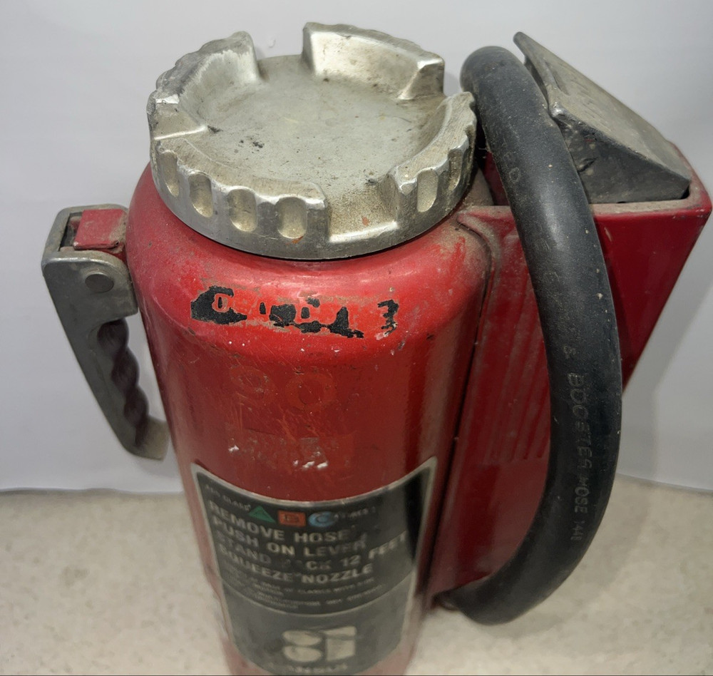 Ansul 10' Cartridge Type Red Fire Extinguisher. Class A B C UNTESTED Model A10E