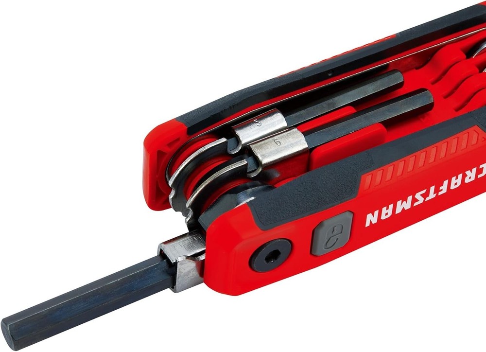 Hex Key Set, MM, Folding Locking 8 Piece (CMHT26024)