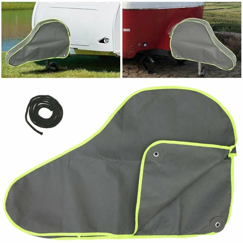 Trailer Cover Coupling Lock Tow JackWaterproof CaravansHitch Dustproof Protector