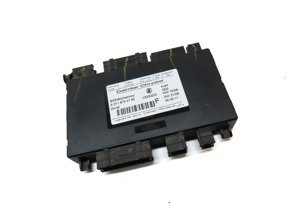 2012 MERCEDES GL450 (X164) FRONT LEFT DRIVER SEAT CONTROL MODULE
