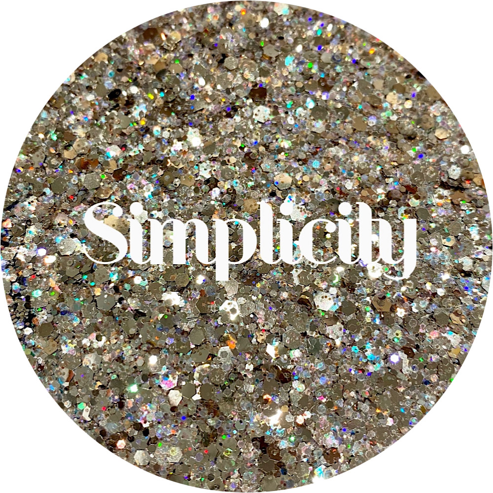 Premium Polyester Glitter - Soft Gold Chunky Mix