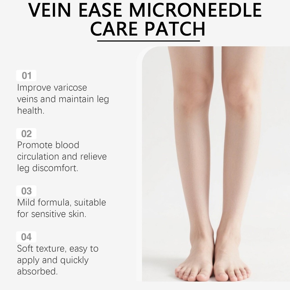 GFOUK VeinTarget Microdarts Patch, Professional Leg Varicose Veins Patch