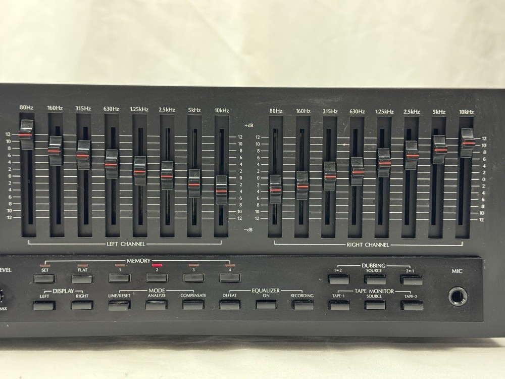 Sansui SE-9 Stereo Graphic Compu-Equalizer Black